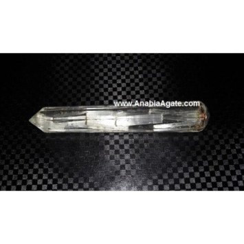 Selenite 8 Facet Orgone Massage Wand - Crystal Healing Tool