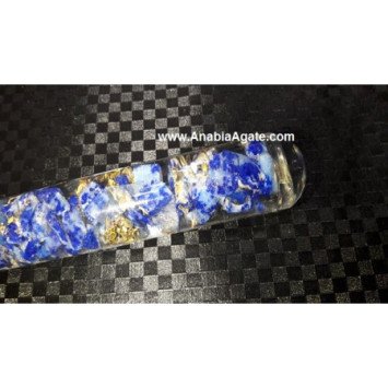 Lapis Lazuli Orgone Smooth Massage Wand - Energize Your Body and Mind