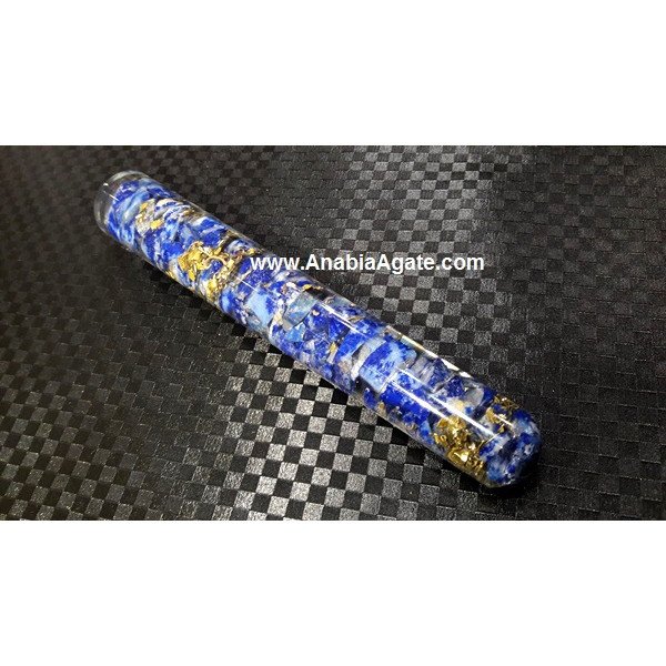 Lapis Lazuli Orgone Smooth Massage Wand - Energize Your Body and Mind