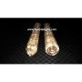 Peach Aventurine 8 Facet Orgone Massage Wand - Wholesale
