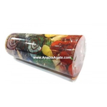 Chakra Orgone Smooth Massage Wand - Crystal Healing Tool for Energy Balance