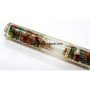 Mix Gemstone 8 Facet Orgone Massage Stick with Floating Shimmer