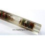 Mix Gemstone 8 Facet Orgone Massage Stick with Floating Shimmer