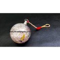 Crystal Quartz Orgone Ball Pendulum - Energy Healing Tool