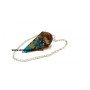 Mixed Gemstone Six Facet Orgone Pendulum - Crystal Healing Dowsing Tool