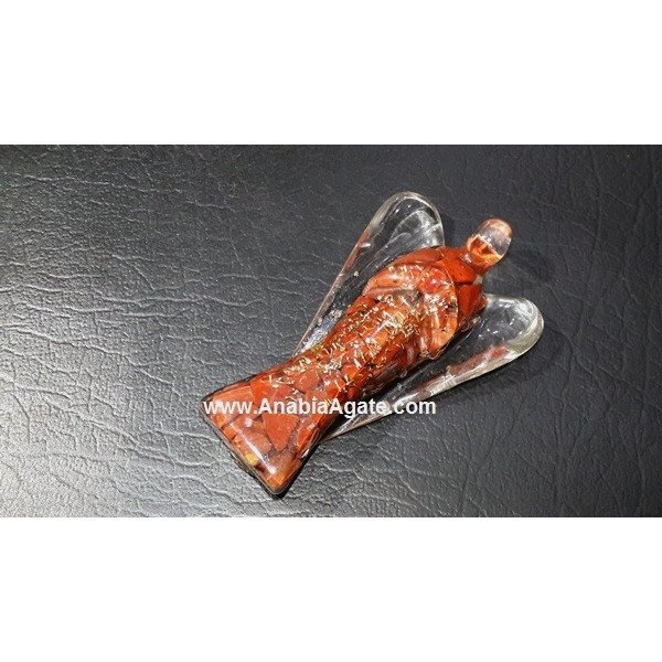 Red Jasper Orgone Angels - 2 Inches
