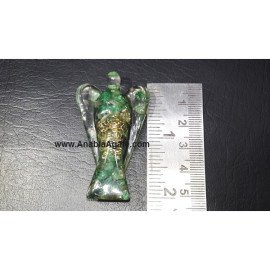 Green Aventurine Orgone Angels - 2 Inches | Healing Crystal Sculpture