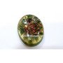 Green Aventurine Orgone Oval with Copper Wire - Orgonite Healing Crystals