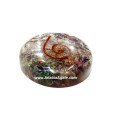 Amethyst Orgone Disc - Crystal Energy Chakra Healing Tool