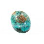Turquoise Orgone Oval with Copper Wire - Enhance Your Energy