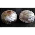 Selenite Orgonite Flat Dome - Energy Healing Crystal