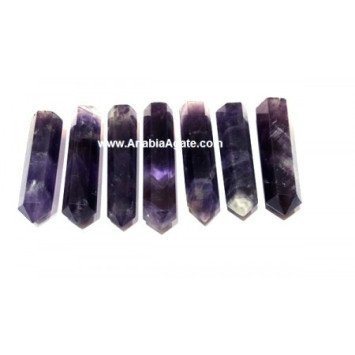Natural Amethyst Single Terminated Pencil Points | Crystal Healing