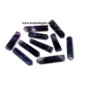 Natural Amethyst Single Terminated Pencil Points | Crystal Healing
