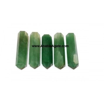 Green Aventurine Single Terminated Pencil Points | Healing Crystals