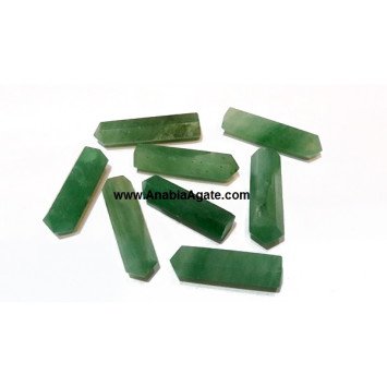 Green Aventurine Single Terminated Pencil Points | Healing Crystals