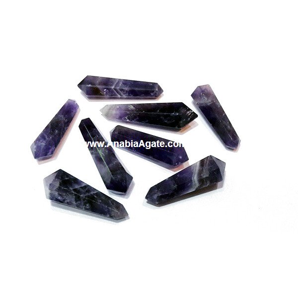 Amethyst Double Terminated Pencil Points