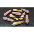 Fancy Jasper Double Terminated Pencil Points - Natural Crystal Healing Stones