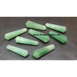 Green Aventurine Double Terminated Pencil Points - High-Quality Crystal Healing Tools