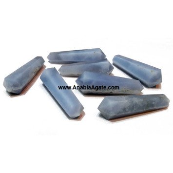 Blue Lace Agate Double Terminated Pencil Points - Healing Crystals and Stones