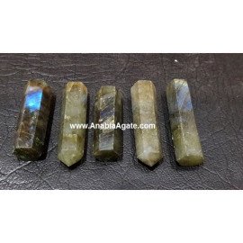 Labradorite Single Terminated Pencil Points - Healing Crystals for Energy Balancing