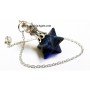 Lapis Lazuli Merkaba Pendulum with Crystal Ball - Energy Healing Divination Tool