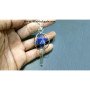 Lapis Lazuli Spinning Merkaba Pendulums with Crystal Quartz Point
