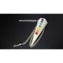 Scolecite Six Facetted Chakra Pendulum - Crystal Healing Tool