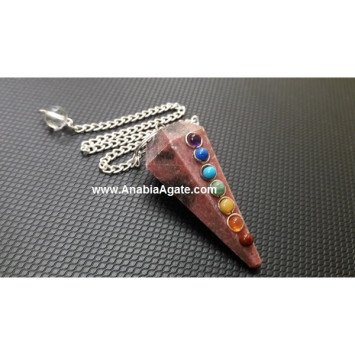 Six Facetted Chakra Pendulum - Balance Your Energy Centers