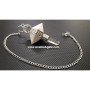 Scolecite Herkimer Pendulum - Crystal Divination Tool