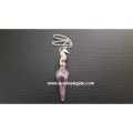 Amethyst Pendulum with Seahorse Charm