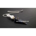 Sodalite Pendulum with Buddha Charm - Find Inner Peace and Harmony