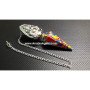 Colorful Pendulum with Laughing Buddha Charm - Bring Peace and Joy to Your Life