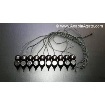 Black Metal Ball & Point Pendulum