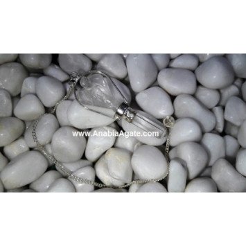 Crystal Quartz Pencil Pendulum with Crystal Angel - A Beautiful Divination Tool