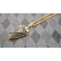 Fancy Jasper 1 inch Electroplated Arrowhead Necklace