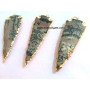 Sajri Electroplated Arrowhead Pendants - 4 Inches | Unique Jewelry