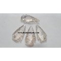 2-Inch Peach Color Glass Arrowheads for Collectors and Crafts