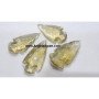 Light Green Color 2 Inches Glass Arrowheads | Exquisite Artisan Creations