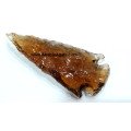 4-Inch Brown Glass Arrowheads - Handcrafted Decorative Arrowheads