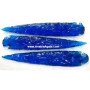 Dark Blue Color Glass 6 Inch Arrowheads | Unique Handcrafted Artifacts