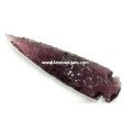 6 Inch Purple Glass Arrowheads