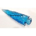 Light Blue Color 6 Inches Glass Arrowheads - Handcrafted Artisan Arrowheads