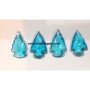 Light Blue Color 1 Inch Glass Arrowheads