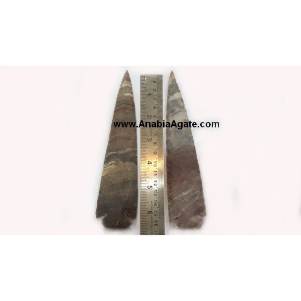 Premium 6-Inch Arrowheads for Collectors and Enthusiasts - Anabia Agate