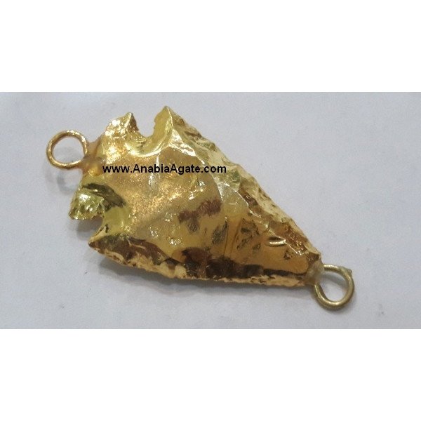 1 inch Gold Plated Arrowhead Connector