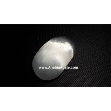 Selenite Soap Shaped Stone - Natural Cleansing Crystal