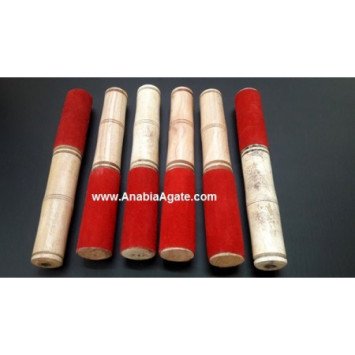 Wooden Sticks with Leather for Singing Bowls