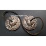 Tibetan Dragon Embossed Tingshas - 2.5 Inches | Authentic Meditation Bells