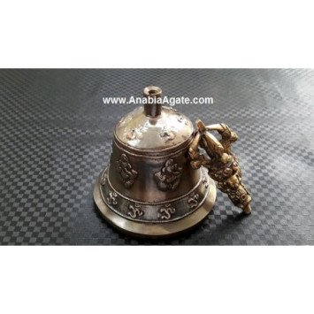 Tibetan Ganesha Hand Bell for Ritual Use