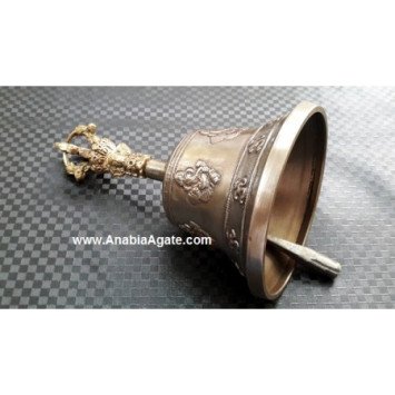 Tibetan Ganesha Hand Bell for Ritual Use